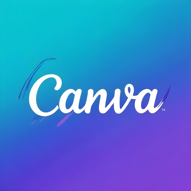 Foto iconica dell'illustrazione del logo canva