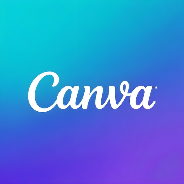 Foto iconica dell'illustrazione del logo canva