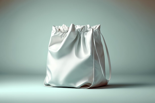 Photo canvas bag mockups isolated generative ai illustration