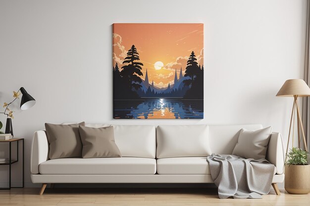 Canvas mockup