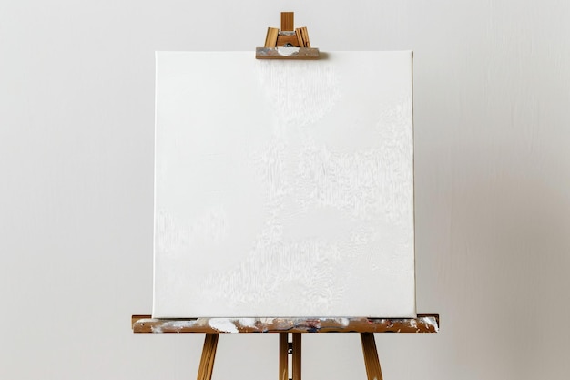 Canvas Pad Art On White Background