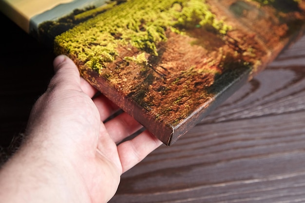 Stampa fotografica su tela tesa sul telaio