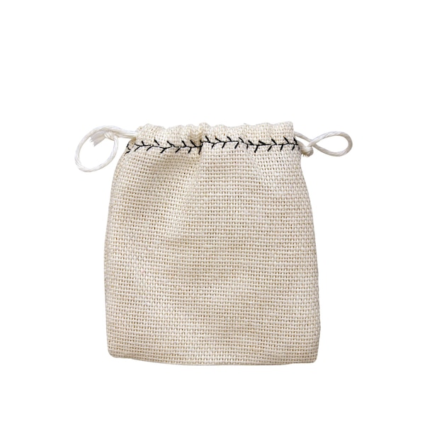 Canvas pouch with rope