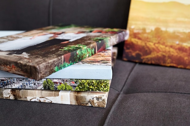 Canvas prints Photo printed on canvas with gallery wrapping on stretcher bar