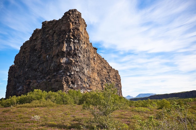 Canyon Asbyrgi Iceland