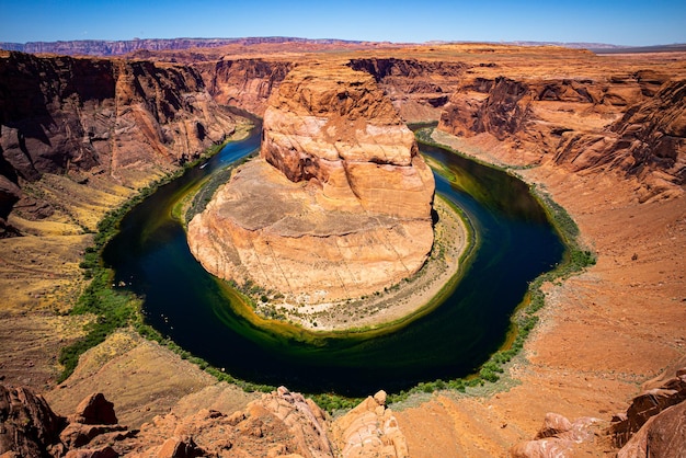 Canyon avontuur reizen ontspannen concept herfstvakantie concept glen canyon