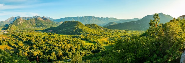 Canyon bij de stad Zabljak