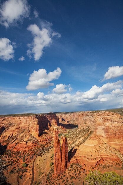 미국 애리조나에있는 Canyon de Chelly