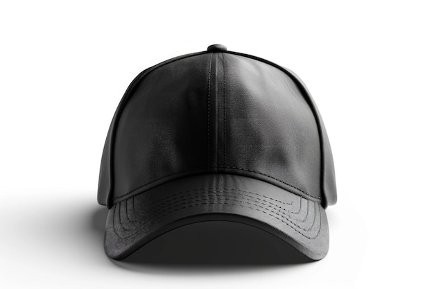 Cap isolated on white background Black and White Front view