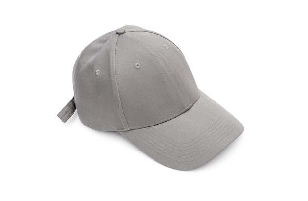 Cap on white background Top view