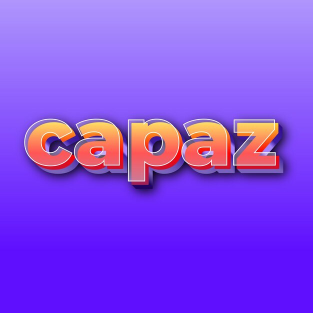 capazText effect JPG gradiënt paarse achtergrondkaartfoto