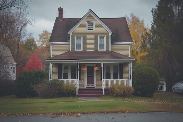 Photo cape cod house exterior