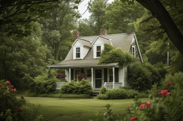 Photo cape cod house exterior