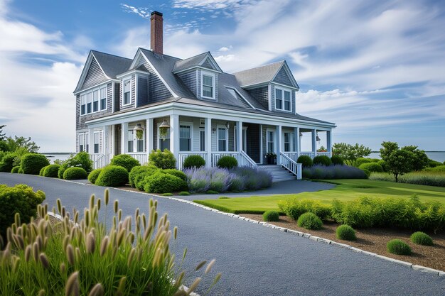 Photo cape cod house exterior