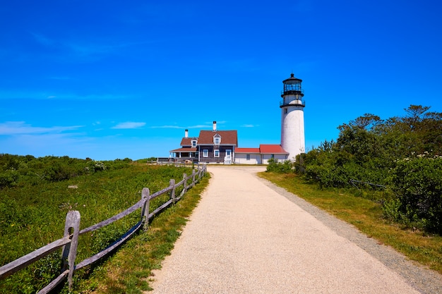 Cape cod truro-vuurtoren massachusetts de vs