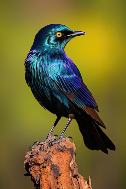 Cape Glossy Starling in the wild