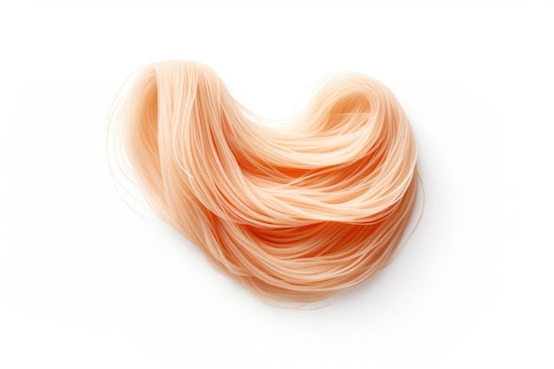 Foto icona di capellini su sfondo bianco