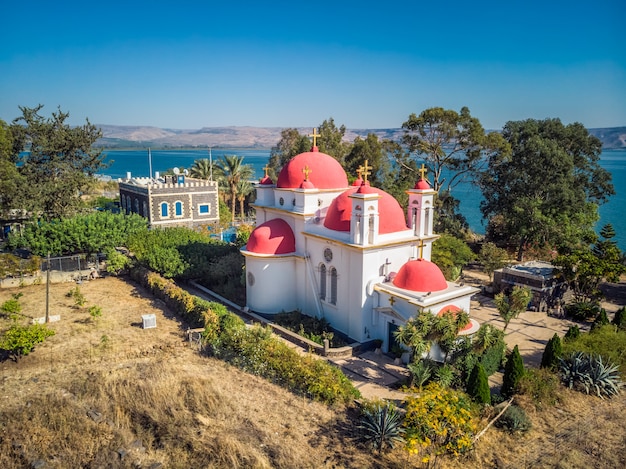 Photo capernaum church view