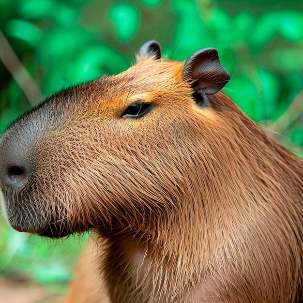 capibara en zijn natuurlijke gewoonte