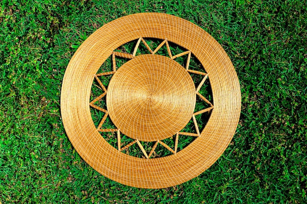 Photo capim dourado beautiful golden grass brazilian handicraft nature