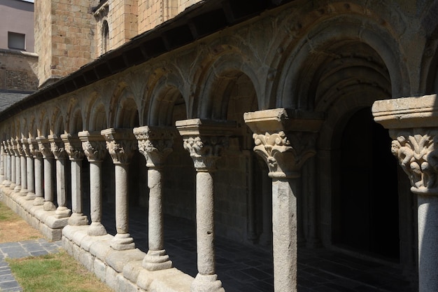 capitals of the cloister of de Cathedral of Santa Maria La Seu de Urgell LLeida province Catalonia Spain