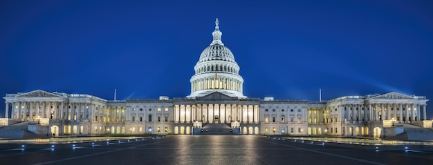 Capitol at blue hour Whachington DC