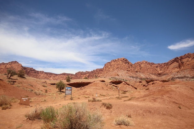 Capitol Reef nationaal park Utah