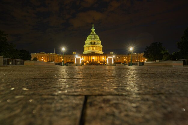 Capitol toont democratie in de VS Washington DC Capitol gebouw VS Hooggerechtshof Washington