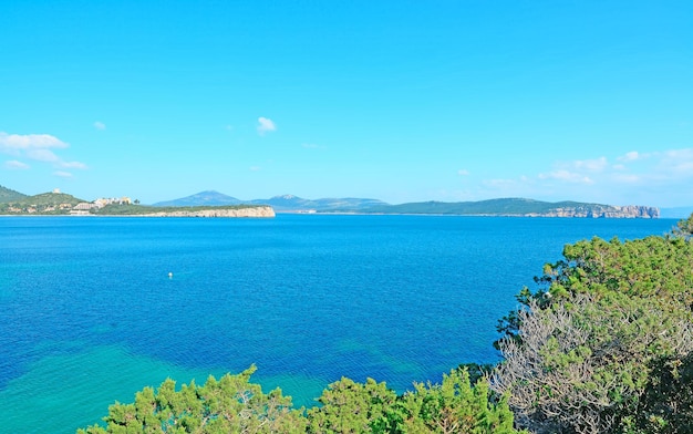 Capo Caccia shore on a clear day