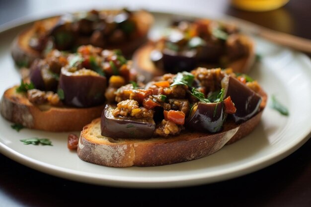 Caponata Savory Caponata Tapas smaakvolle fusie