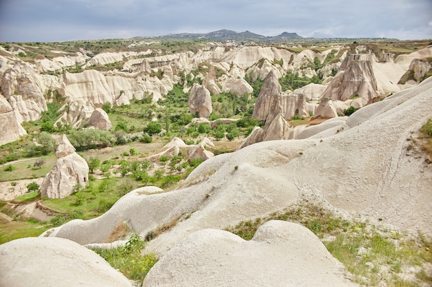 Cappadocië ondergrondse stad in de rotsen, de oude stad van stenen pilaren