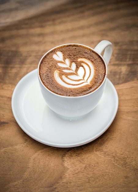 Photo cappuccino coffee