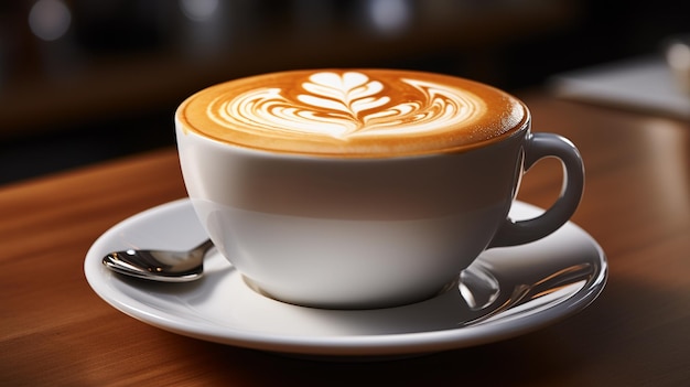 cappuccino HD 8K wallpaper Stock Photographic Image