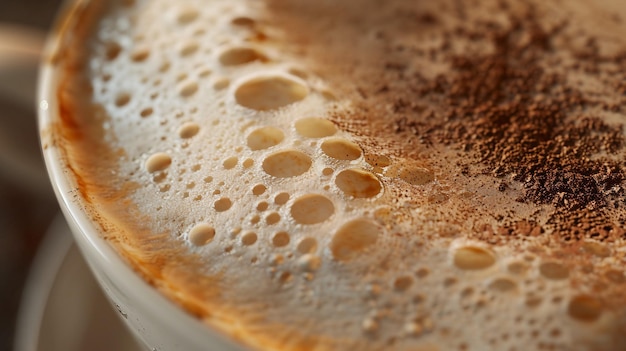 Cappuccino Macro Texture