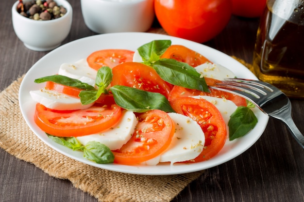 Caprese salade.