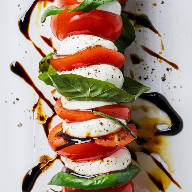 Foto caprese skewer delight