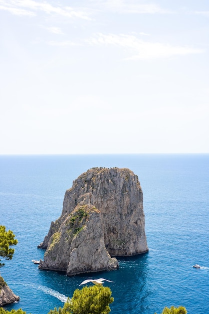 Capri island sea and mountains Capri Mountains Capri Sea The beautiful landscapes of Capri