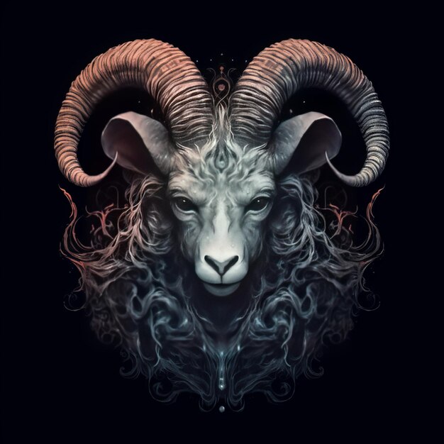 Premium AI Image | Capricorn Zodiac Sign