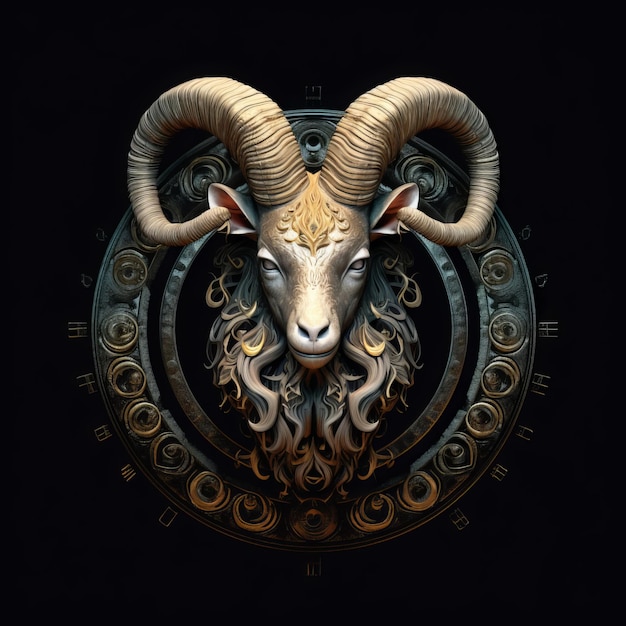Premium AI Image | Capricorn Zodiac Sign