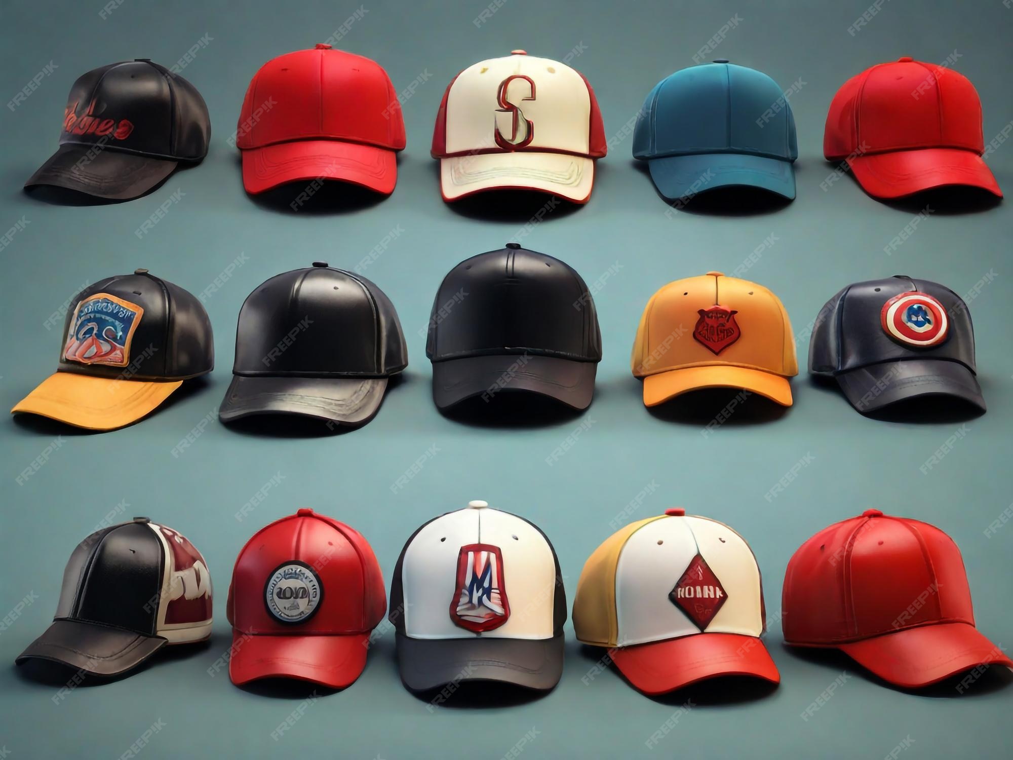 Premium Photo | Caps collection