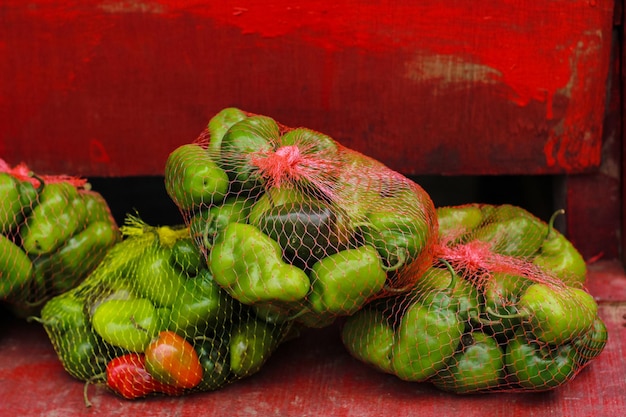 Capsicum chinense Habanero Group in Indonesië noemde het Cabai Gendot of Cabai Hanabero een van de unieke chili uit Dieng Indonesië