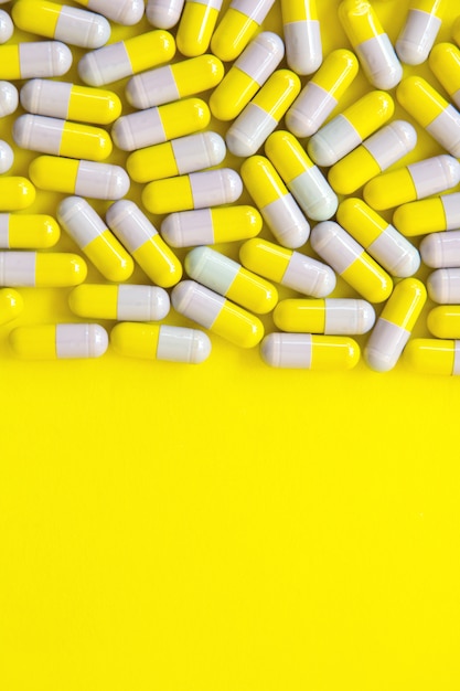 Capsule pills background