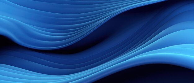 Captivating abstract design with undulating blue lines