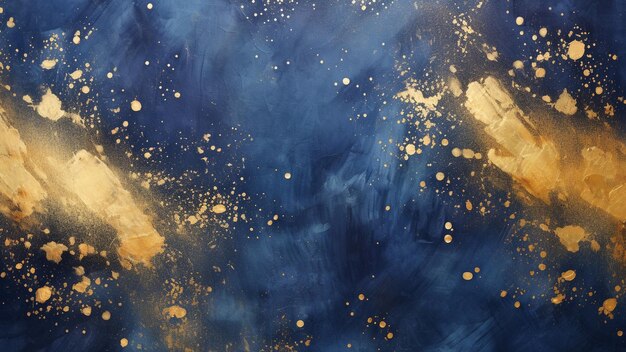 Photo captivating abstract pattern featuring swirling nebula patterns in a mesmerizing palette of stellar gold and deep space navy this celestial design adds a touch of celestial elegance to your projects