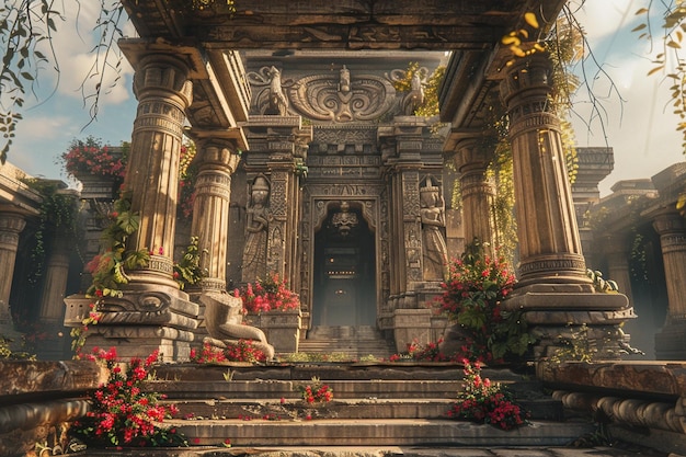 Captivating ancient temples