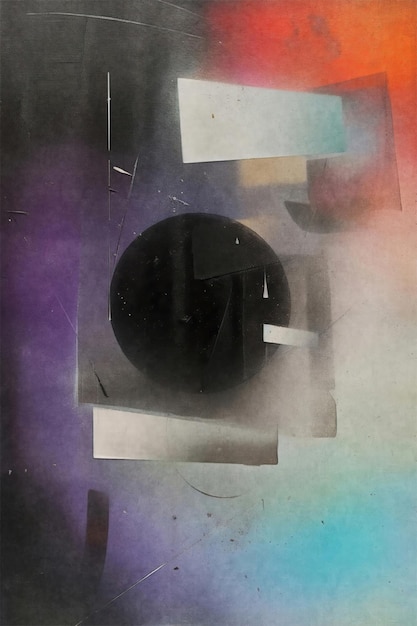 captivating avantgarde painting a vibrant collection of abstract art with oil paint texture high res