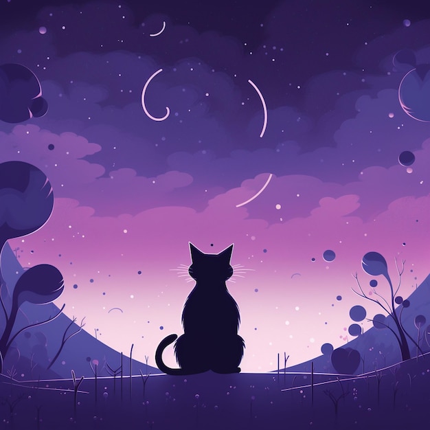 Cute Cat Aesthetic Wallpaper Download  MobCup