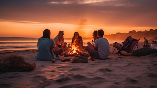 Photo a captivating beach landscape