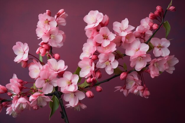 매혹적인 아름다움: AR32를 통해 분홍색 꽃을 탐구