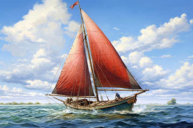 Captivating Boat Art Unveiling the Splendor of Watercraft Sailboats
